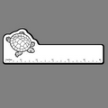 6" Ruler W/ Turtle (Detail Outline)